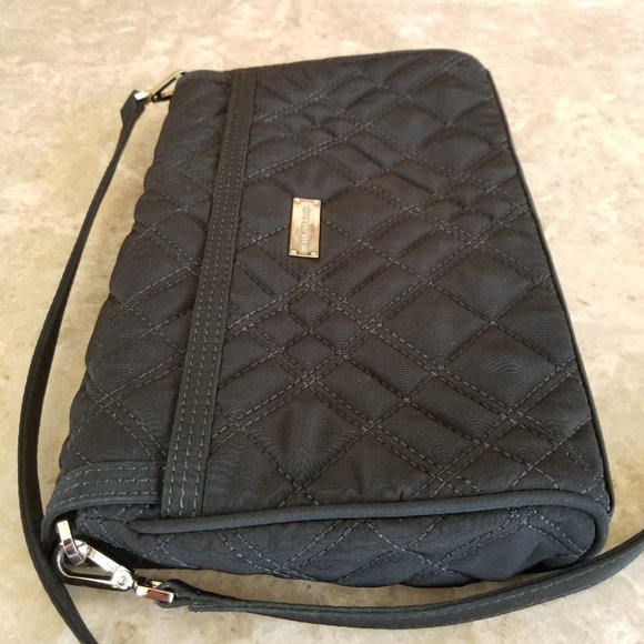 Like NEW Vera Bradley Quilted Microfiber Convertible Clutch Shoulder Crossbody - Picture 11 of 12